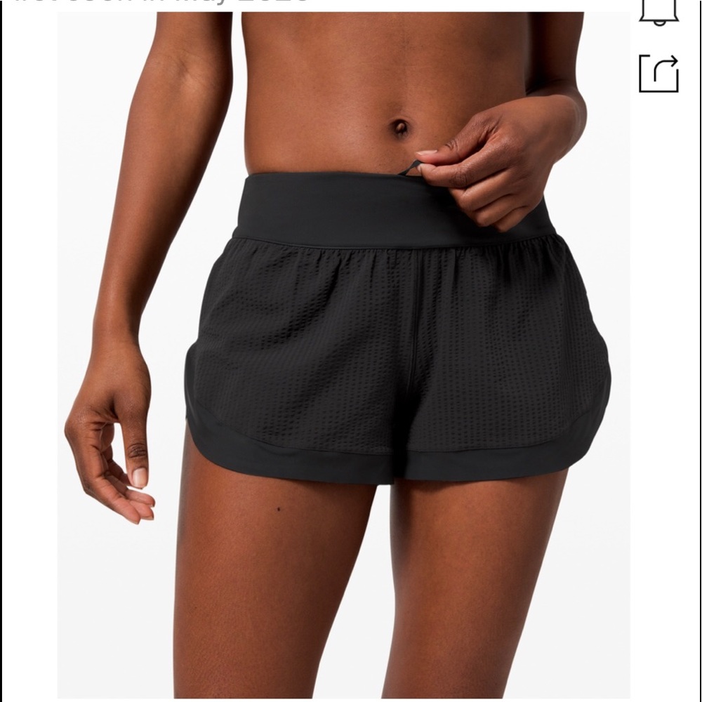 LULULEMON CALM TIDES RUN SHORTS SIZE 10